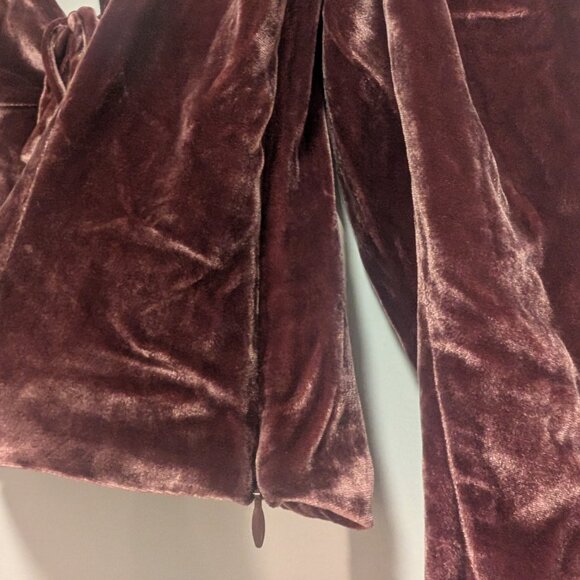 Wilfred Velvet Bustier Crop Top - Picture 6 of 15